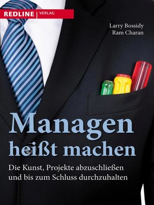 cover image of Managen heißt machen